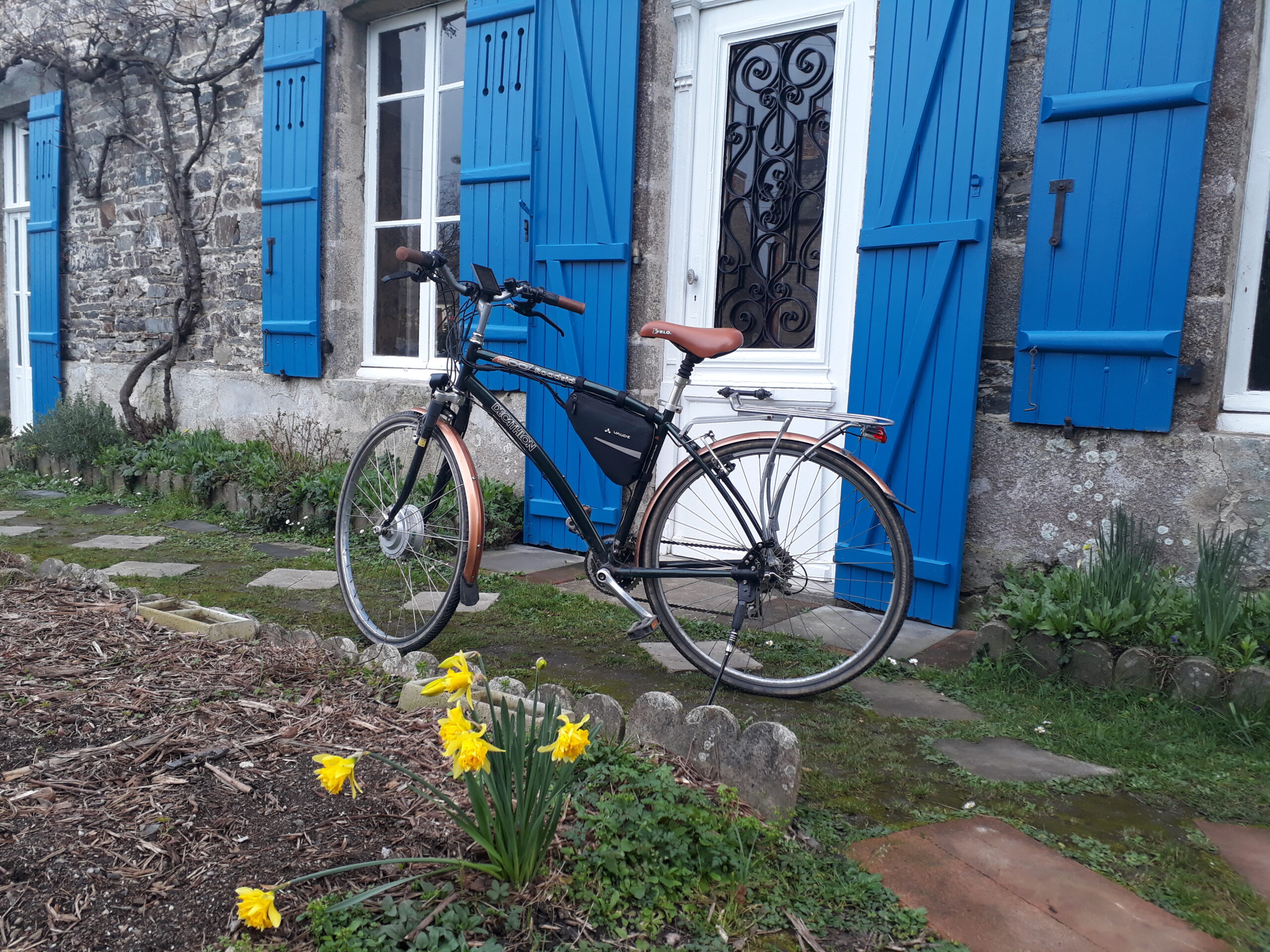 Vélo électrifié à l'atelier Electricycles de la Baie